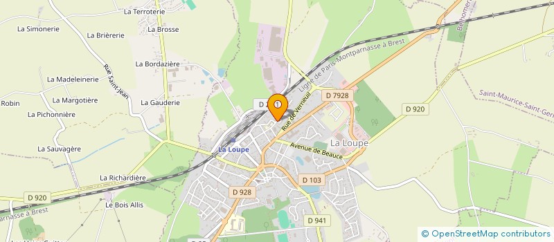 localisation de l'entreprise MADAME STEPHANIE LEPLAT à LA LOUPE