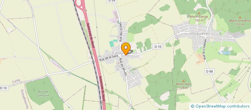 localisation de l'entreprise MADAME STEPHANIE LEPREVOST  CANLY