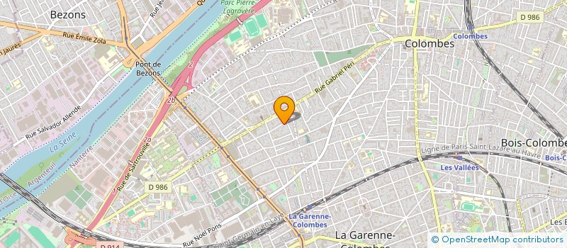 localisation de l'entreprise MADAME STEPHANIE LERAY  COLOMBES