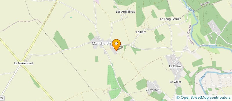 localisation de l'entreprise MADAME STEPHANIE LEROY  MESNILS-SUR-ITON