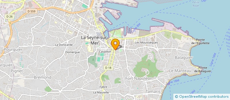 localisation de l'entreprise MADAME STEPHANIE LESIRE  LA SEYNE-SUR-MER