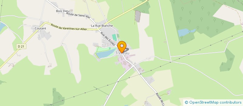 localisation de l'entreprise MADAME STEPHANIE LETIENNE  TRETEAU