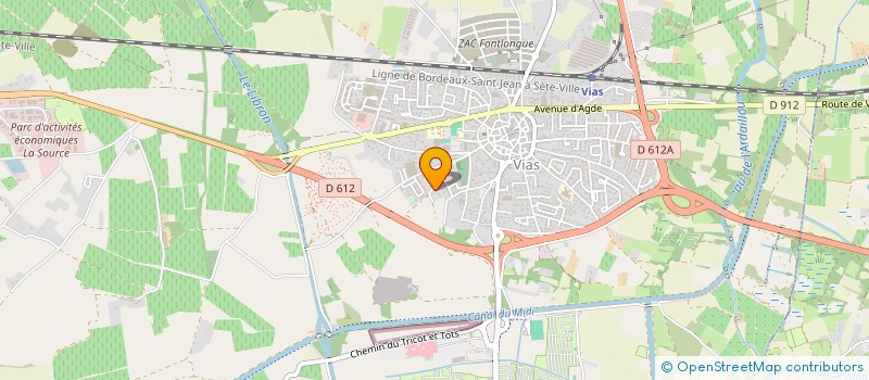 localisation de l'entreprise MADAME STEPHANIE LIEBERT  VIAS