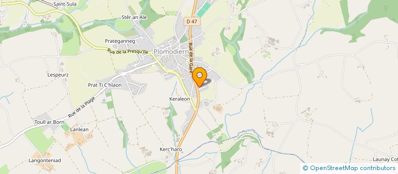 localisation de l'entreprise MADAME STEPHANIE LINGER  PLOMODIERN