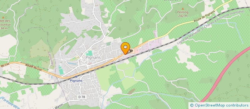 localisation de l'entreprise MADAME STEPHANIE LOEGEL  PIGNANS