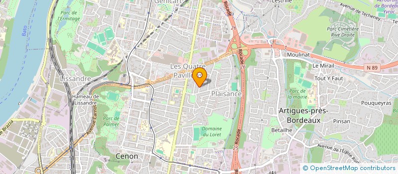 localisation de l'entreprise MADAME STEPHANIE LOHYER  CENON