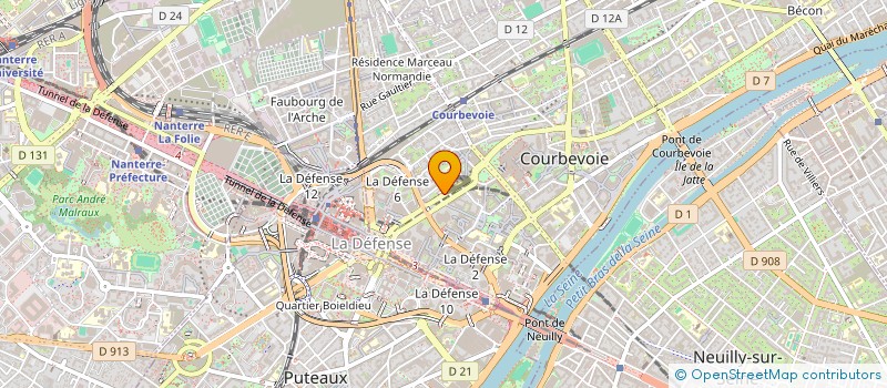localisation de l'entreprise MADAME STEPHANIE LOK à COURBEVOIE