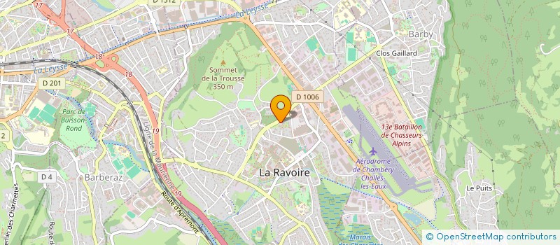 localisation de l'entreprise MADAME STEPHANIE LONGHIN  LA RAVOIRE