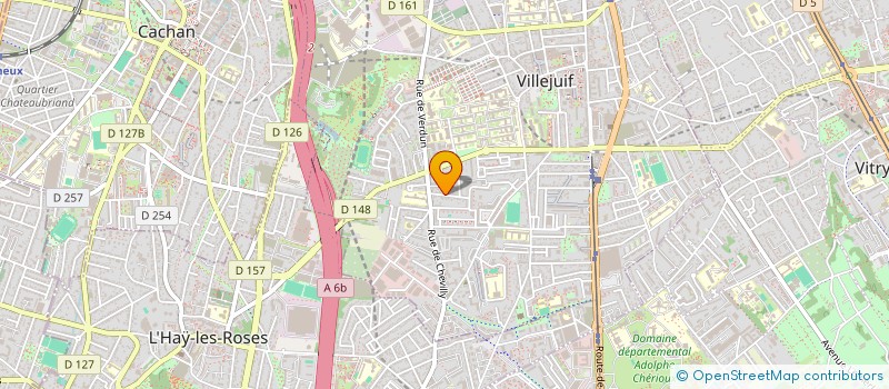 localisation de l'entreprise MADAME STEPHANIE LOPES à VILLEJUIF