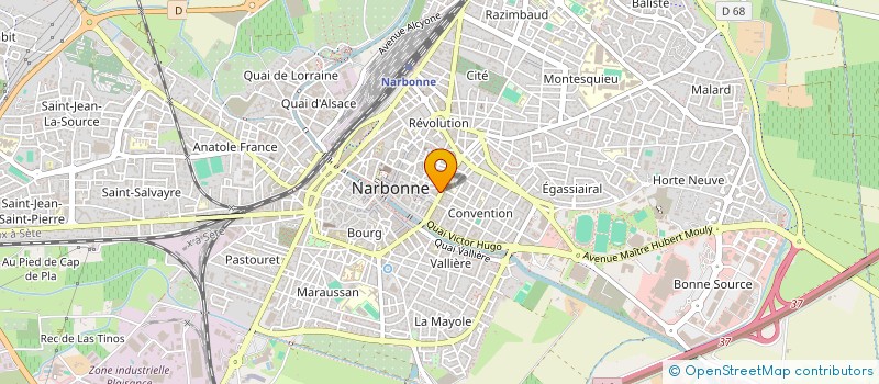 localisation de l'entreprise MADAME STEPHANIE LOPEZ à NARBONNE