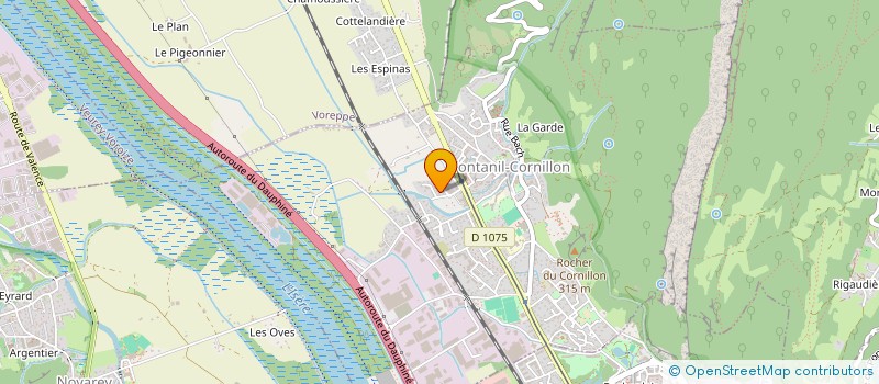 localisation de l'entreprise MADAME STEPHANIE LOPEZ  FONTANIL-CORNILLON