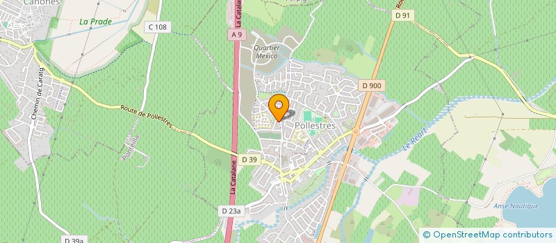 localisation de l'entreprise MADAME STEPHANIE LOPEZ  POLLESTRES