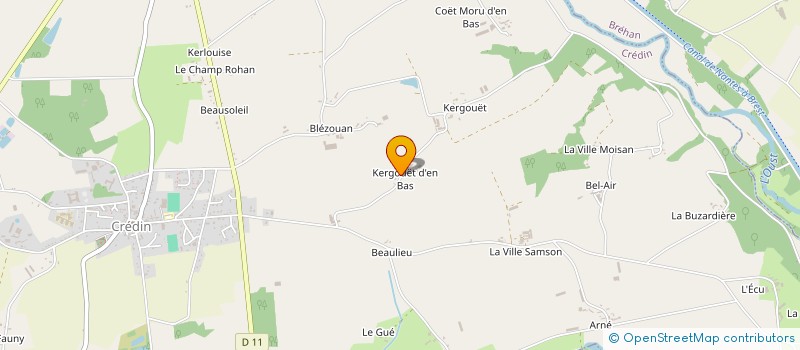 localisation de l'entreprise MADAME STEPHANIE LORIC  CREDIN