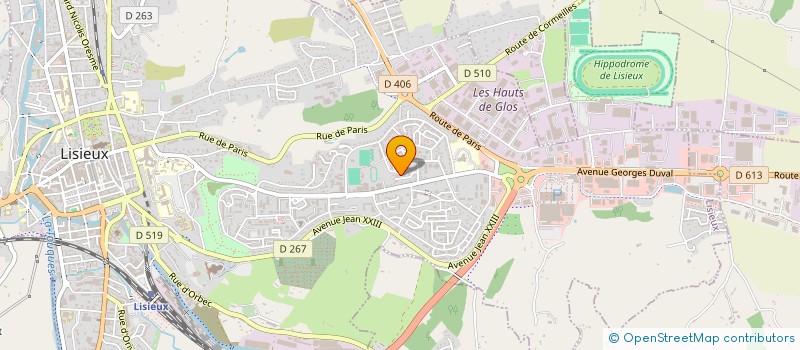 localisation de l'entreprise MADAME STEPHANIE LOUICHE  LISIEUX