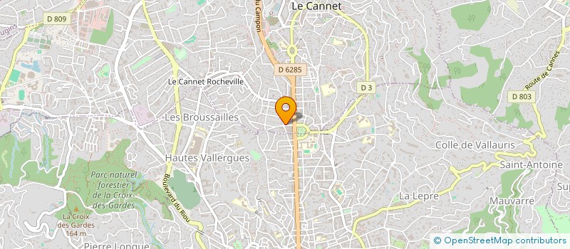 localisation de l'entreprise MADAME STEPHANIE LOUIS à LE CANNET