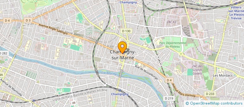 localisation de l'entreprise MADAME STEPHANIE LOUREIRO  CHAMPIGNY-SUR-MARNE