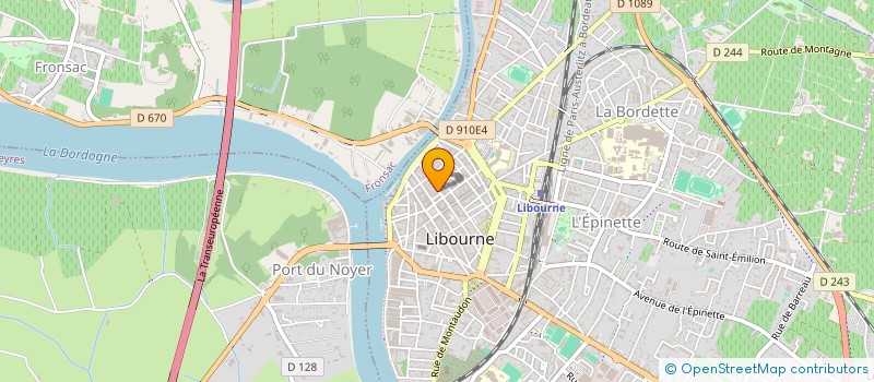 localisation de l'entreprise MADAME STEPHANIE LOUVIOT  LIBOURNE