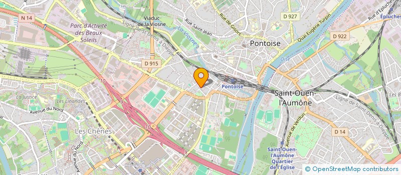 localisation de l'entreprise MADAME STEPHANIE LUC  PONTOISE