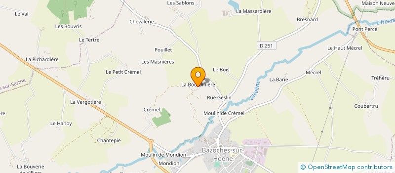 localisation de l'entreprise MADAME STEPHANIE LUCAS à BAZOCHES-SUR-HOENE