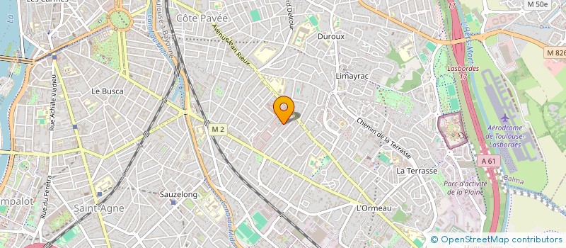 localisation de l'entreprise MADAME STEPHANIE LUCAS  TOULOUSE