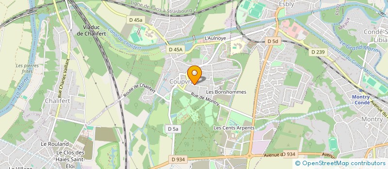 localisation de l'entreprise MADAME STEPHANIE LUCENA  COUPVRAY