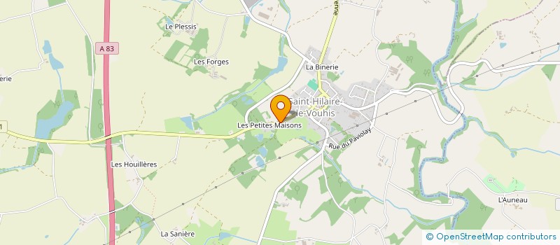 localisation de l'entreprise MADAME STEPHANIE LUETTE  SAINT-HILAIRE-LE-VOUHIS