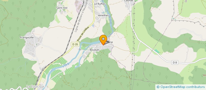 localisation de l'entreprise MADAME STEPHANIE LUNAY  LA TOUR-SUR-ORB