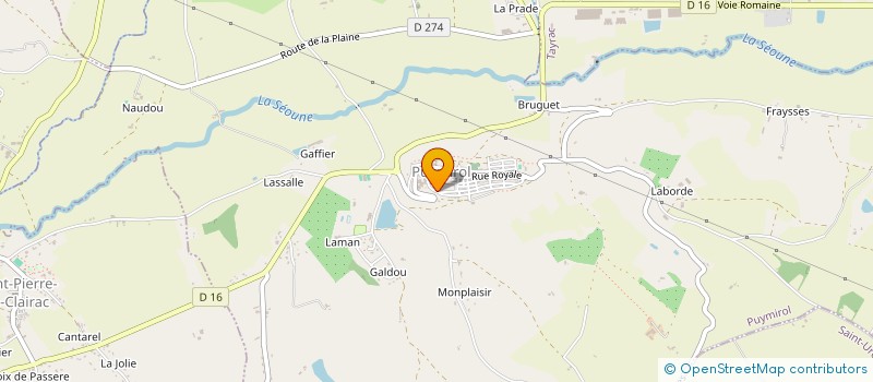 localisation de l'entreprise MADAME STEPHANIE LUNVEN  PUYMIROL