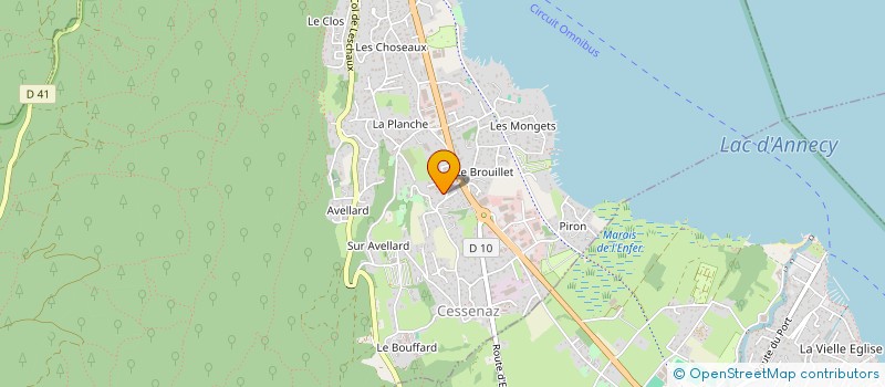 localisation de l'entreprise MADAME STEPHANIE LYARD  SEVRIER