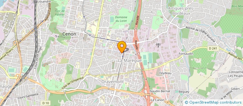 localisation de l'entreprise MADAME STEPHANIE LYBAERT  CENON