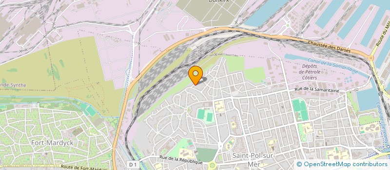 localisation de l'entreprise MADAME STEPHANIE MABELLE à DUNKERQUE