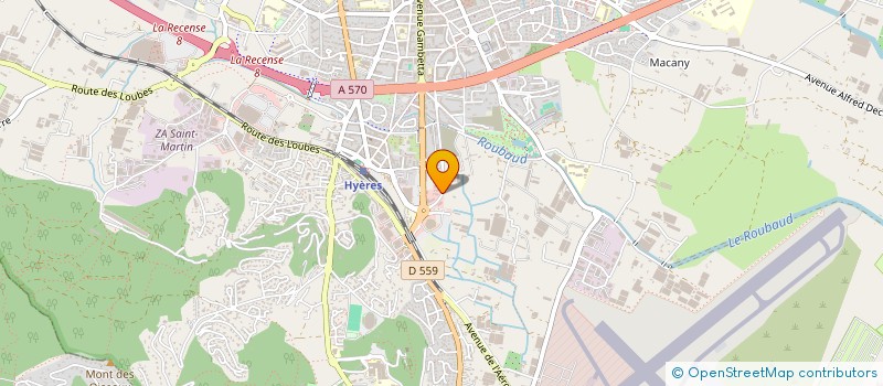 localisation de l'entreprise MADAME STEPHANIE MACE à HYERES