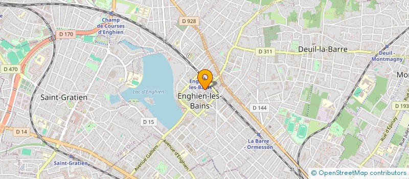 localisation de l'entreprise MADAME STEPHANIE MADER  ENGHIEN-LES-BAINS