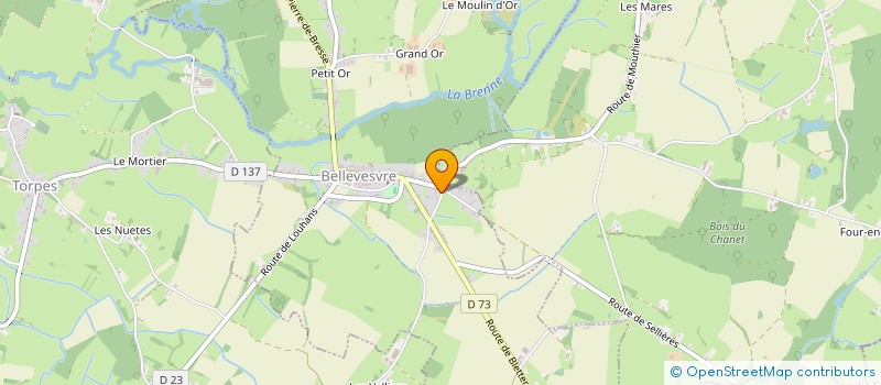 localisation de l'entreprise MADAME STEPHANIE MAHIEU  BELLEVESVRE