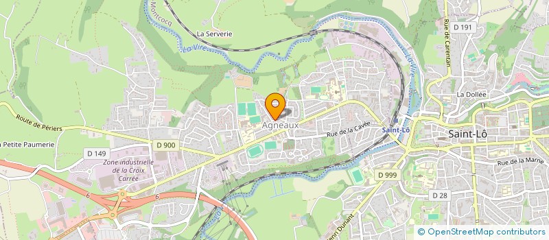 localisation de l'entreprise MADAME STEPHANIE MAIGNAN  AGNEAUX