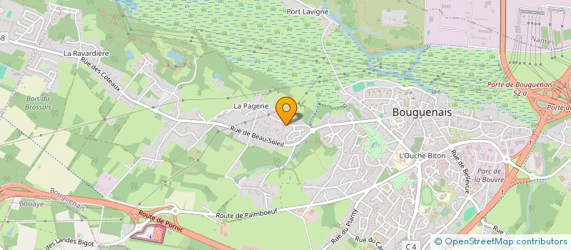 localisation de l'entreprise MADAME STEPHANIE MAILLE  BOUGUENAIS