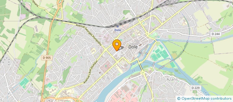 localisation de l'entreprise MADAME STEPHANIE MAILLY à DOLE