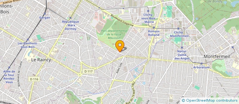 localisation de l'entreprise MADAME STEPHANIE MAIRE  CLICHY-SOUS-BOIS