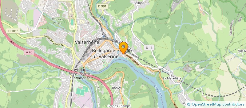 localisation de l'entreprise MADAME STEPHANIE MAIRE  VALSERHONE