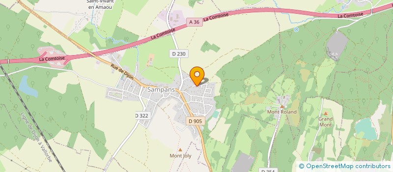localisation de l'entreprise MADAME STEPHANIE MAIRET  SAMPANS