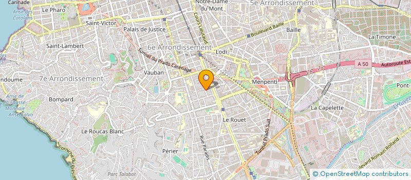 localisation de l'entreprise MADAME STEPHANIE MAJORAL à MARSEILLE