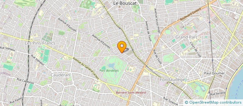 localisation de l'entreprise MADAME STEPHANIE MALABRY  LE BOUSCAT