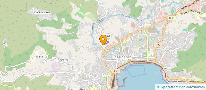 localisation de l'entreprise MADAME STEPHANIE MALACARNE à AJACCIO