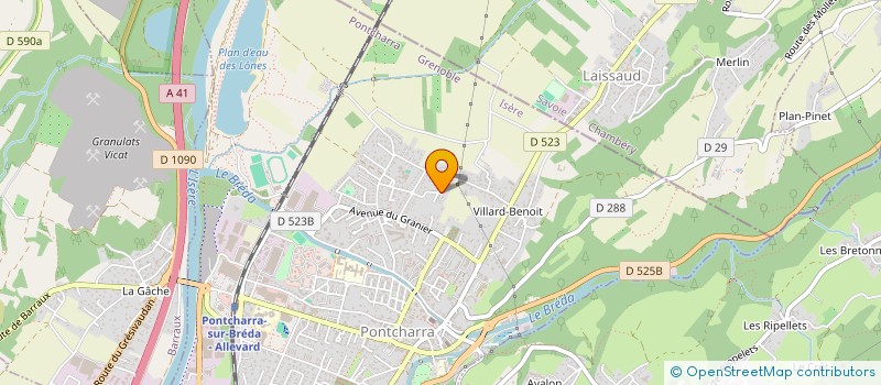 localisation de l'entreprise MADAME STEPHANIE MALLET  PONTCHARRA