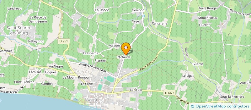 localisation de l'entreprise MADAME STEPHANIE MALLO  BOURG