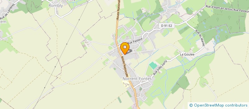 localisation de l'entreprise MADAME STEPHANIE MALYSA  NORRENT-FONTES