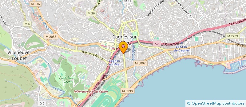 localisation de l'entreprise MADAME STEPHANIE MANCEAU à CAGNES-SUR-MER