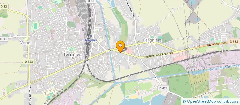 localisation de l'entreprise MADAME STEPHANIE MANESSE  TERGNIER