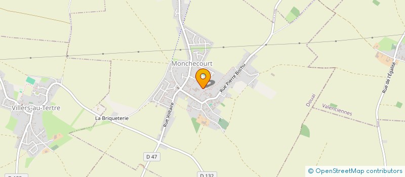 localisation de l'entreprise MADAME STEPHANIE MANET à MONCHECOURT