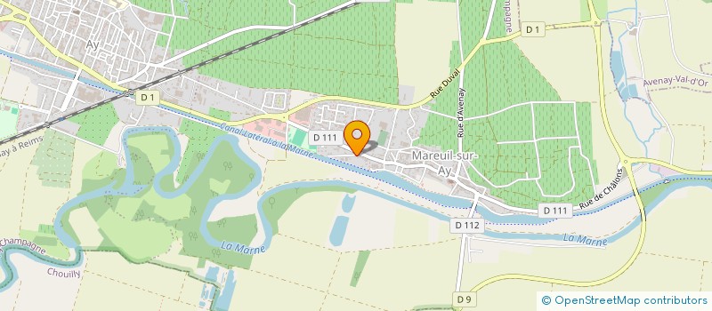 localisation de l'entreprise MADAME STEPHANIE MANGIN  AY-CHAMPAGNE